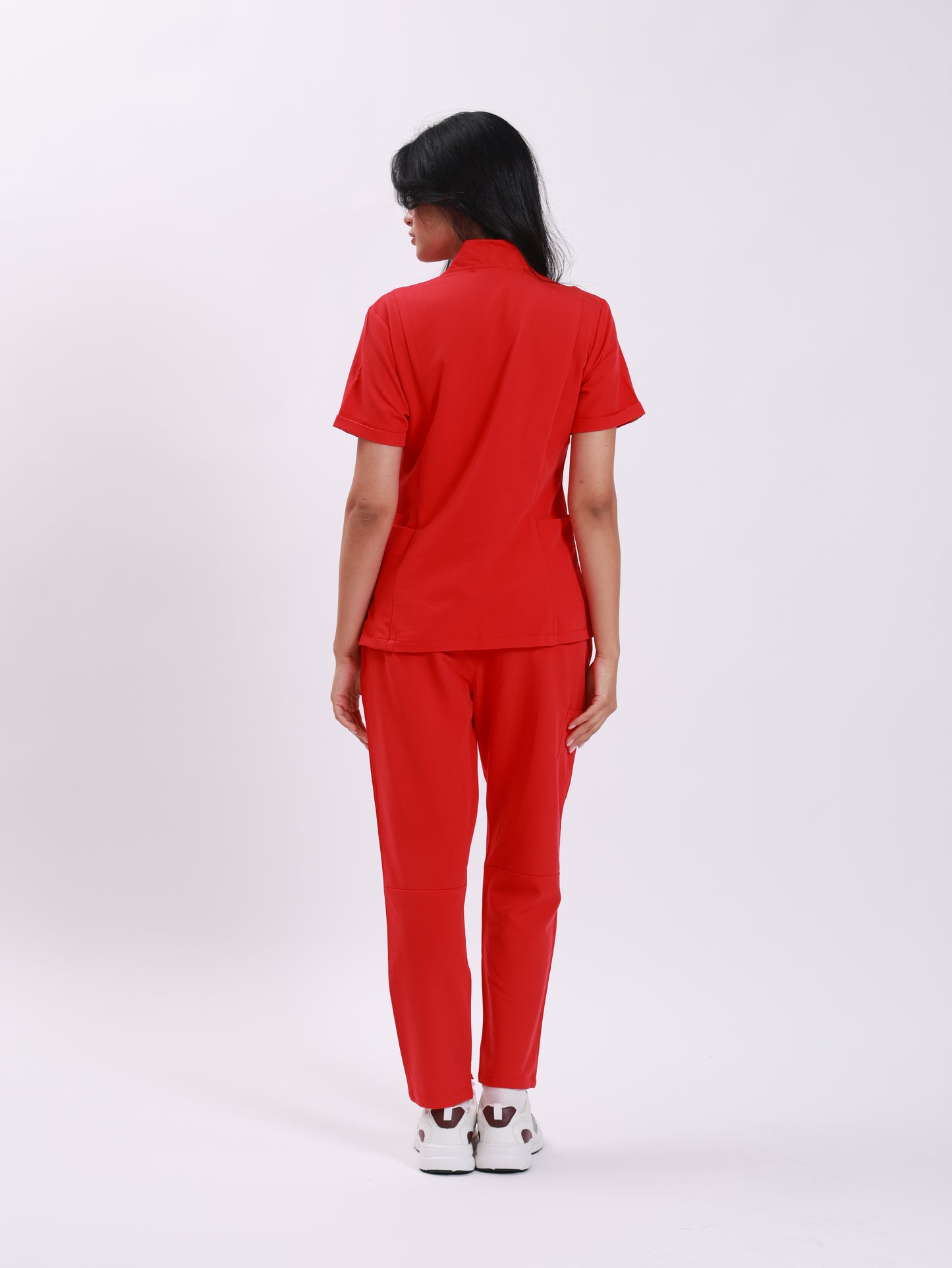 V Neck Side Pockets Top