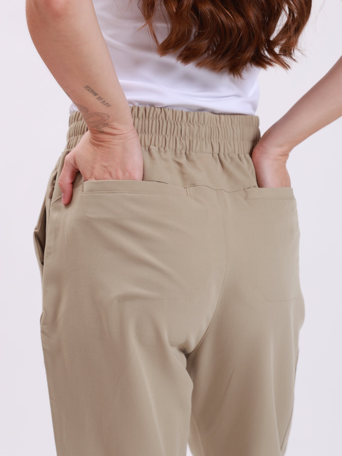 High Waist Tapered Pants