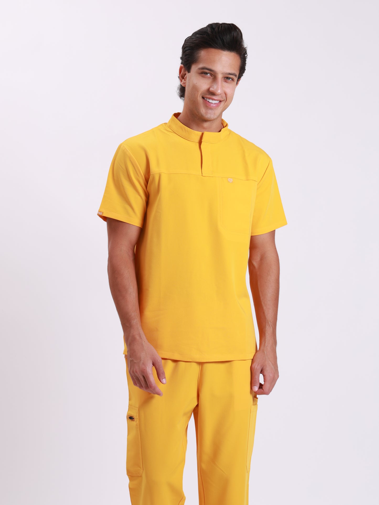 High Collar Botton Up Top