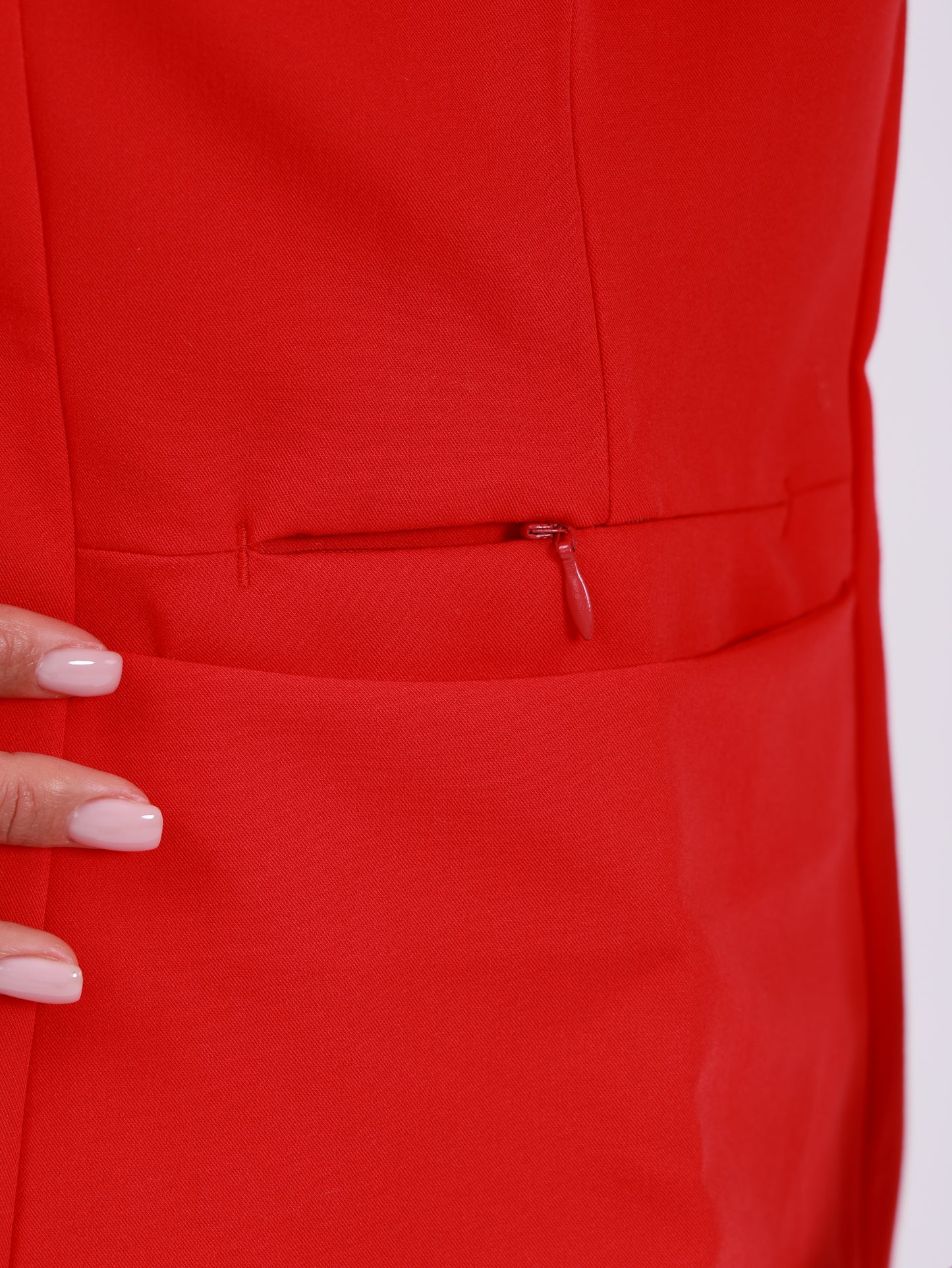 V Neck Side Pockets Top