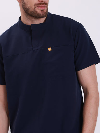 High Collar Botton Up Top