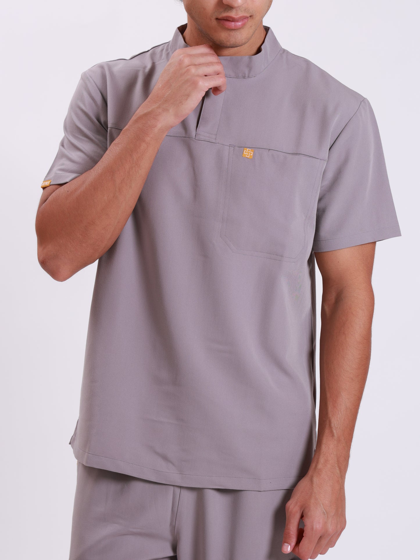 High Collar Botton Up Top